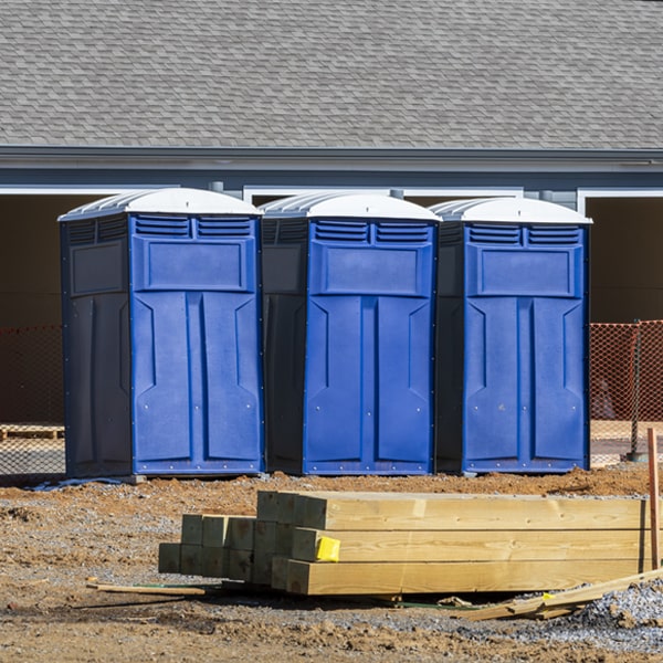 how often are the porta potties cleaned and serviced during a rental period in Pahokee FL